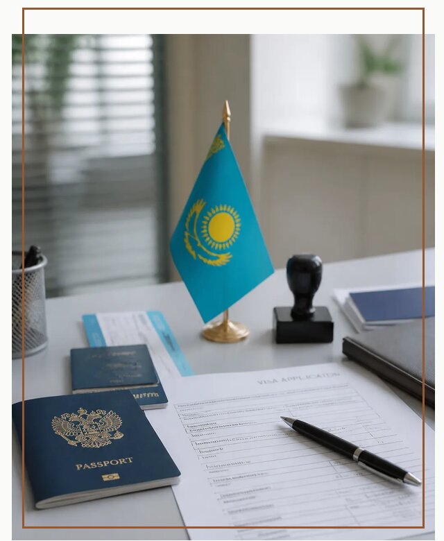 Оформление визы в Казахстан для поездки и работы в Бердске